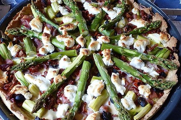 Spring Quiche with Green Asparagus