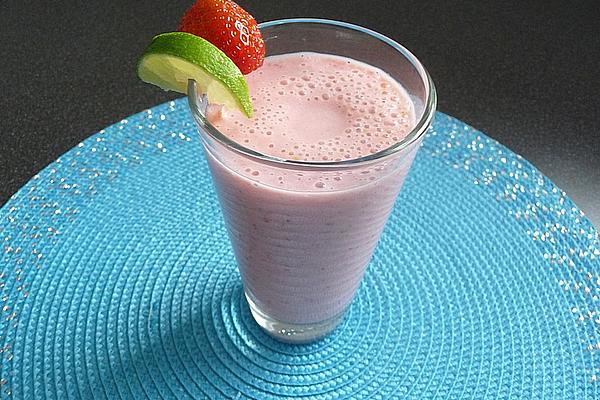 Strawberry and Lime Smoothie
