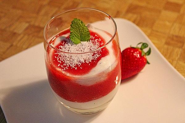 Strawberry Cream with Coconut