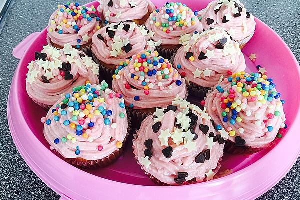 Strawberry-cupcakes