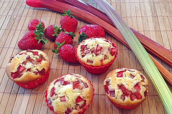 Strawberry – Rhubarb – Muffins