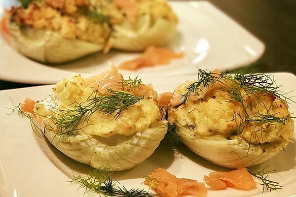 Stuffed Fennel with Smoked Salmon