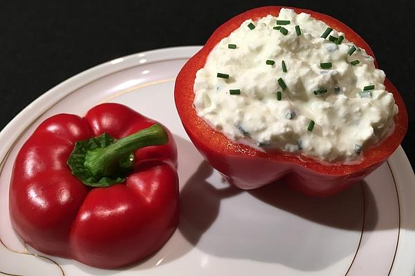Stuffed Peppers with Grainy Cream Cheese