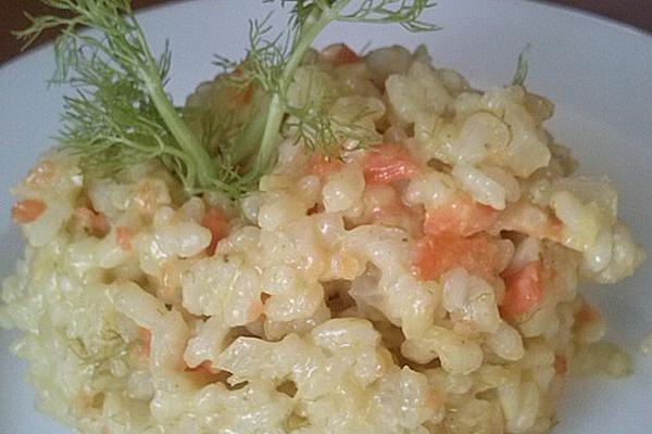 Summer Risotto with Fennel and Carrot
