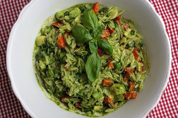 Summer Vegan Pesto Salad