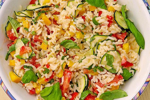 Summery Light Rice Salad