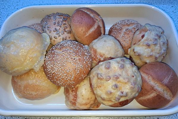 Sunday Bread Rolls Made from Yeast Dough