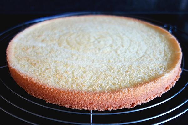 Super Fast Sponge Cake Base Without Baking Powder