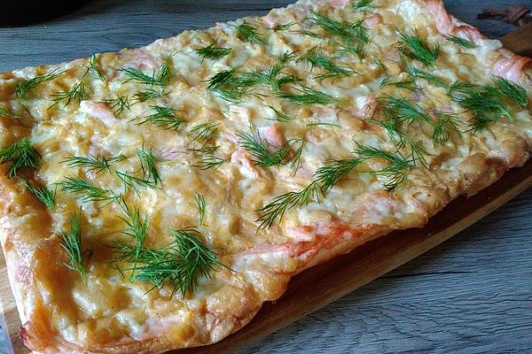 Swedish Salmon Cake `Swedish Pizza`