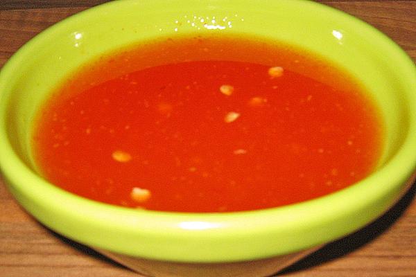 Sweet and Sour Sauce for Spring Rolls