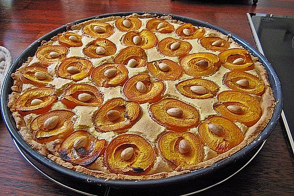 Tarte Aux Abricots with Almond Flan