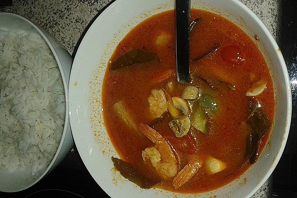 Thai Prawn Soup, Hot – Sour