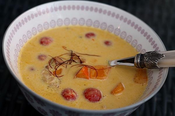 Thai Style Chicken and Pumpkin Soup