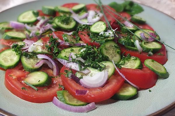 Tomato – Cucumber Salad with Peppermint