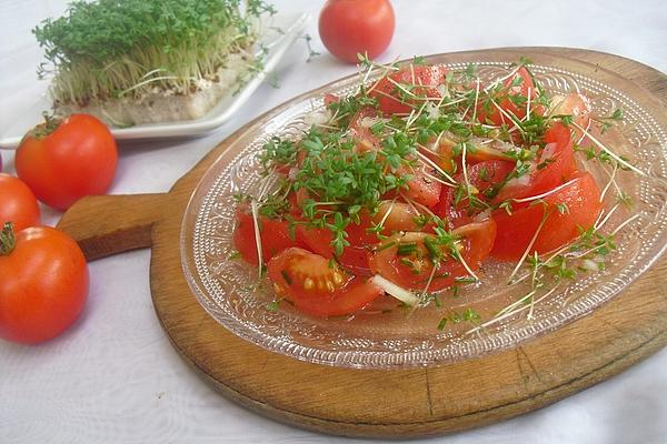Tomato Salad, Refreshing and Slightly Sweet and Sour