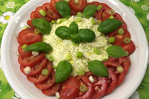 Tomato Salad with Feta or Mozzarella