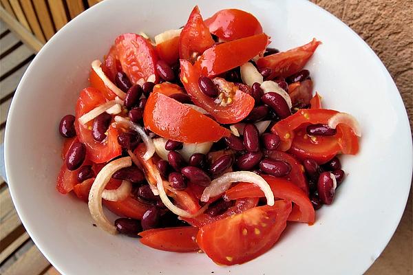 Tomato Salad with Kidney Beans