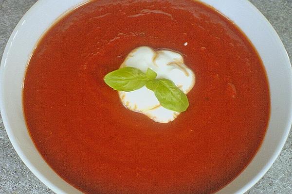 Tomato Soup with Balsamic Vinegar