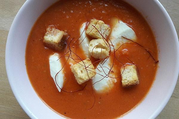 Tomato Soup with Gorgonzola