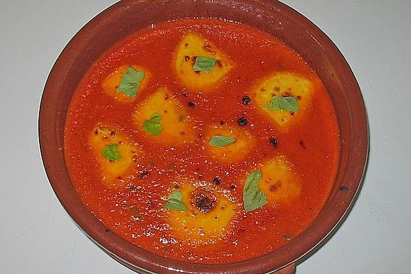 Tomato Soup with Mozzarella