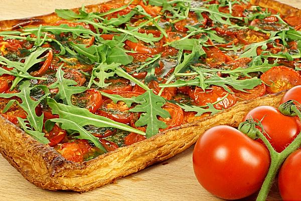 Tomato Tart with Rocket