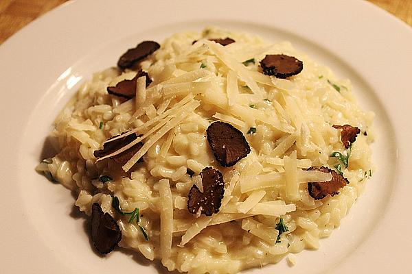 Truffle and Sparkling Wine Risotto