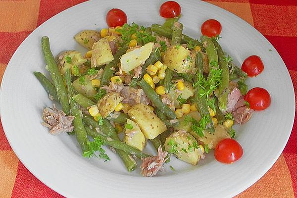 Tuna Salad with Potatoes and Beans