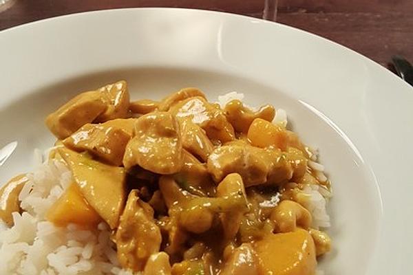 Turkey and Peach Curry