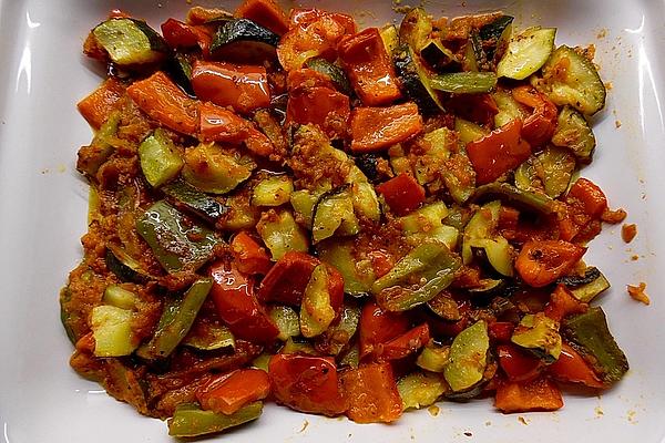 Turkish Baked Vegetables in Tomato Sauce