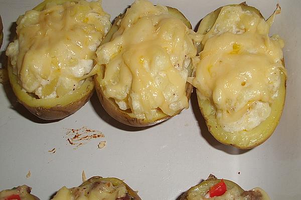 Two Kinds Of Stuffed Baked Potatoes