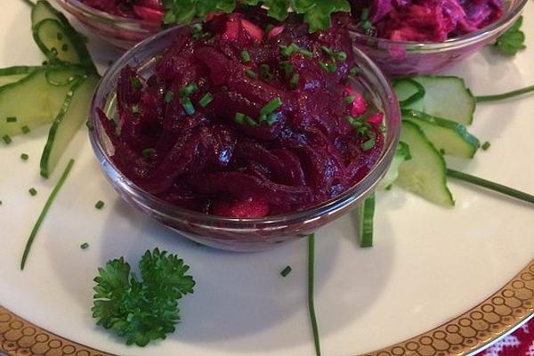 Ukrainian Beetroot Salad in 3 Variations