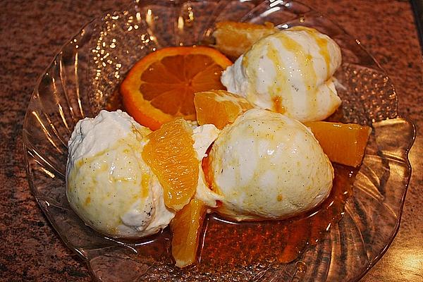 Vanilla Curd Mousse with Oranges
