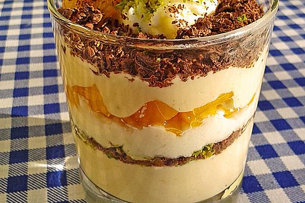 Vanilla Pudding with Cottage Cheese and Fruit