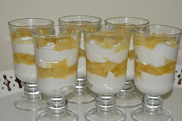 Vanilla Quark with Apple and Pear Compote