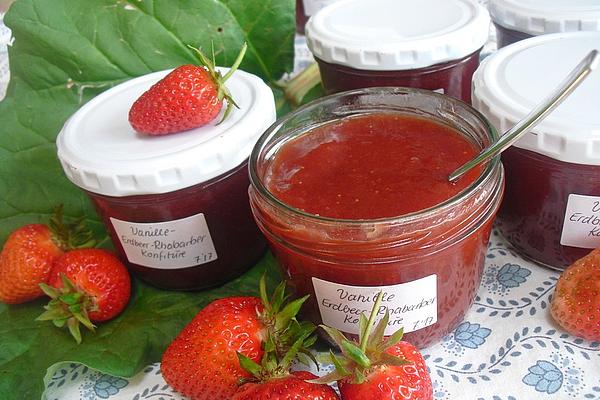 Vanilla – Strawberry – Rhubarb Jam