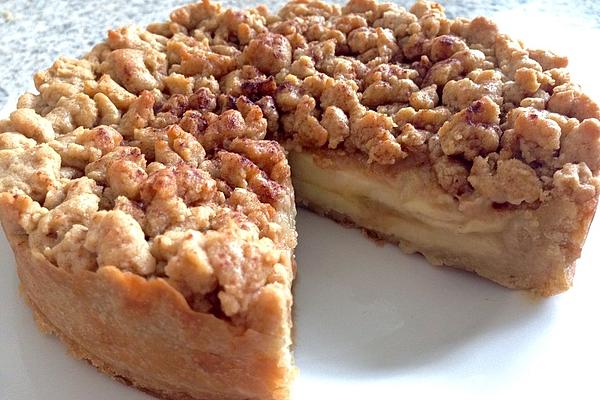 Vegan Applesauce Streusel Cake