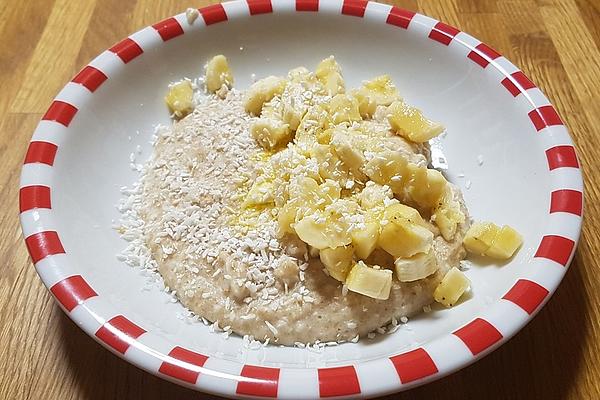 Vegan Spelled Coconut Porridge