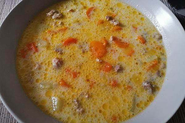 Vegetable Soup with Minced Meat