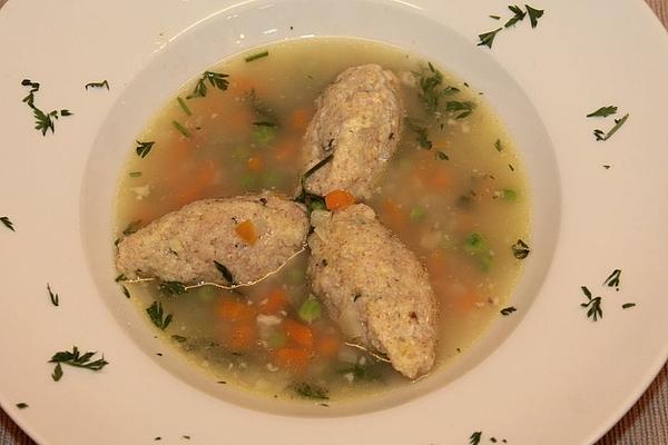 Vegetable Soup with Semolina Dumplings