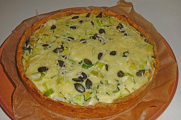 Vegetable Tart with Carrot and Zucchini