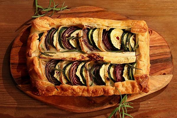 Vegetable Tart with Puff Pastry