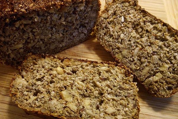 Walnut and Pine Nut Bread Low Carb