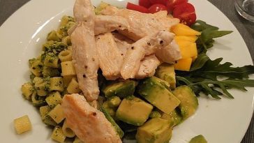 Avocado Salad with Chicken Breast
