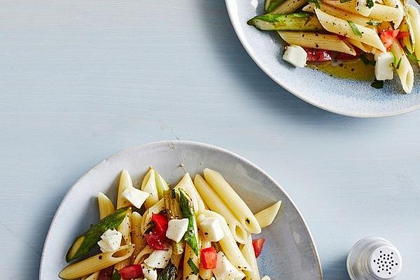 Warm Pasta and Asparagus Salad