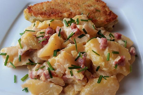Warm Potato Salad with Bacon and Onions
