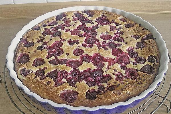 Warm Raspberry Pudding Dream Out Of Oven