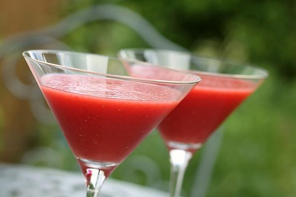 Watermelon and Raspberry Drink