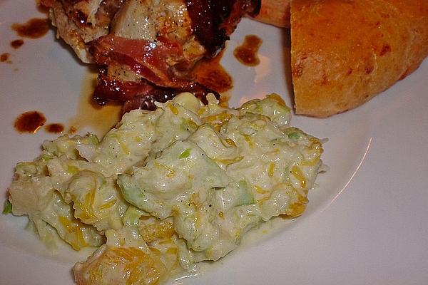 White Cabbage Salad with Fruits