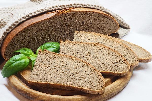 Whole Grain Rye Bread with Sourdough, Tyrolean Style