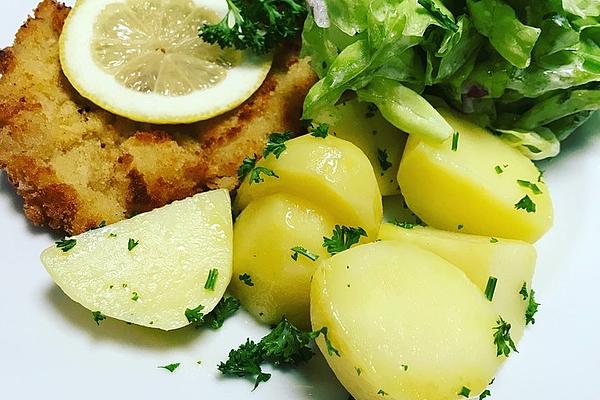 Wiener Schnitzel with Parsley Potatoes